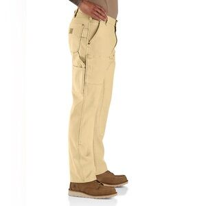 Carhartt RUGGED FLEX® RELAXED FIT GARMENT DYED DUCK DOUBLE-FRONT UTILITY PANT